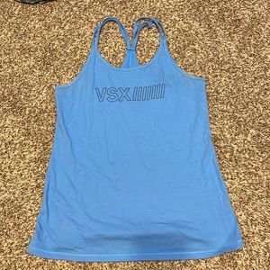 Victoria secret sport tank top. Size small. Blue cotton.